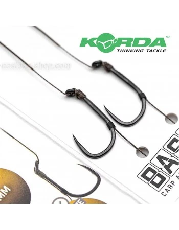 Шаранджийски монтажи Korda Basix Hair Rigs - Barbless