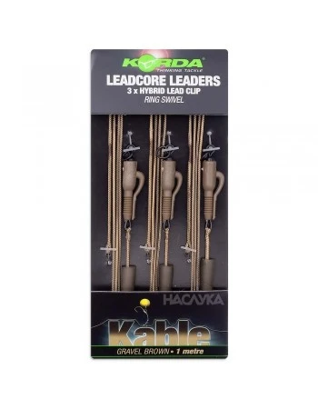 Шарански монтажи Korda Hybrid Lead Clip - Ring Swivel