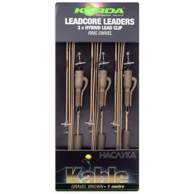 Шарански монтажи Korda Hybrid Lead Clip - Ring Swivel
