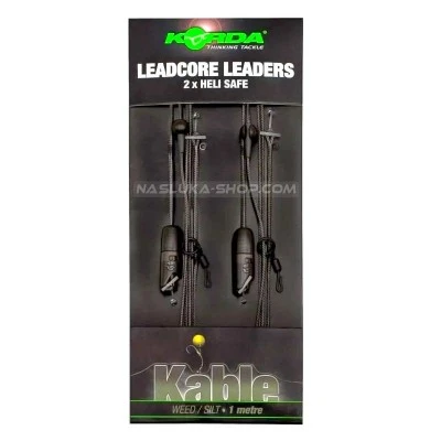 Шарански лийдкор монтажи Korda Leadcore Leaders Heli Safe