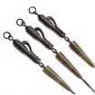 Шарански монтажи Korda Kable Leadcore Leaders - Hybrid Lead Clip Ring Swivel - 50см