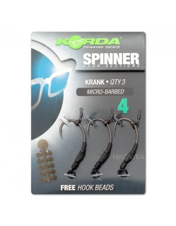 Монтажи за шаран Korda Spinner - Krank - 3 бр.