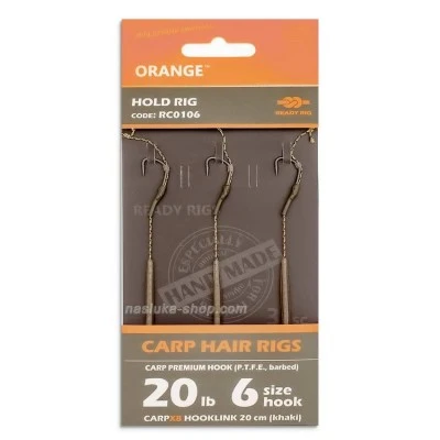 Монтаж за шаран Life Orange Carp Hair - Hold Rig