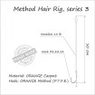 Монтаж за фидер Life Orange Method Hair - Strong Rig