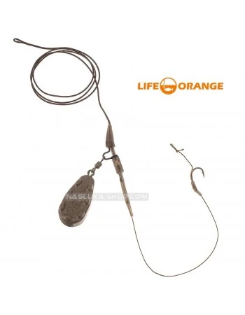 Монтаж за шаран Life Orange Power Lead Clip - Lead Grip - Rig 70