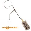 Монтаж за фидер риболов Life Orange Cage Feeder Distance - Rig 28