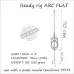 Монтаж за фидер риболов Life Orange Arc Flat - Rig 32