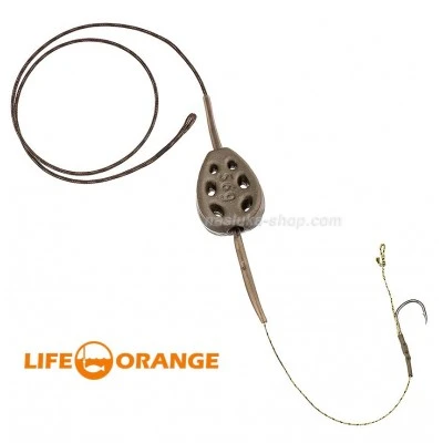 Монтаж за шаран Life Orange Lead Feed - Rig 34