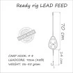 Монтаж за шаран Life Orange Lead Feed - Rig 34
