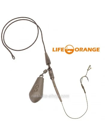 Монтаж за шаран Life Orange Power Lead Clip Distance - Rig 39