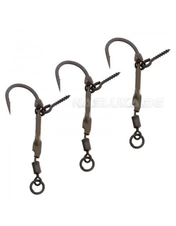 Монтажи за шаран Life Orange Carp Ronnie Rig - 3 бр.