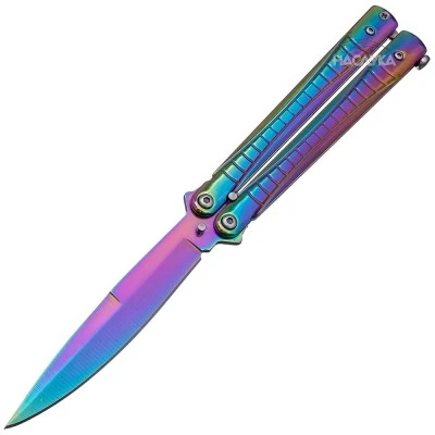Сгъваем нож-пеперуда Rainbow