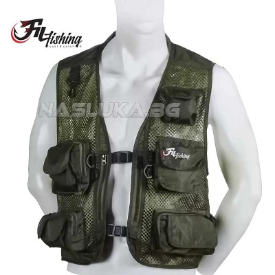 Риболовен елек Fil Fishing Vest - Olive Green