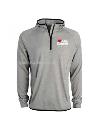 Суичър Abu Garcia Performance Half Zip Grey