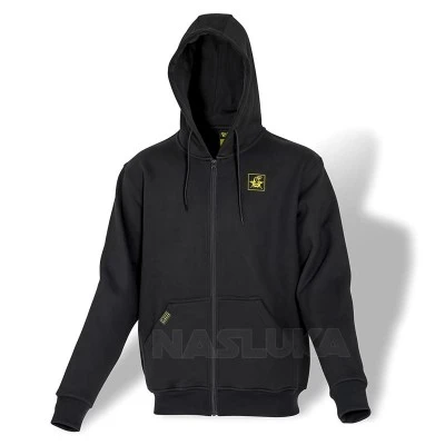 Суичър с цип Black Cat Zip Hoodie - Black