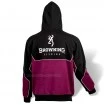 Риболовен суичър Browning Hoodie Black/Burgundy