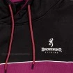 Риболовен суичър Browning Hoodie Black/Burgundy