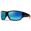 Поляризирани слънчеви очила Fox Rage Wraps - Black/Red - Grey/Mirror Blue