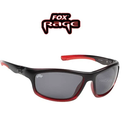 Поляризирани слънчеви очила Fox Rage Wraps - Black / Red - Grey