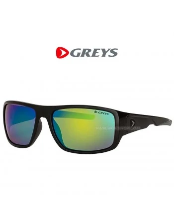 Поляризирани слънчеви очила Greys G2 Gloss Black-Green-Mirror