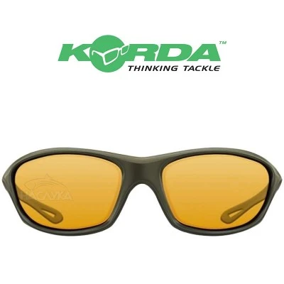 Поляризирани слънчеви очила Korda Wraps - Matt Green - Yellow