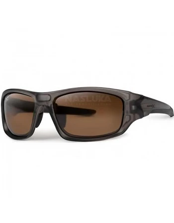 Слънчеви очила Matrix Wraps, Frosted Black/Brown