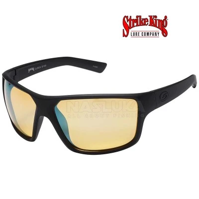 Поляризирани слънчеви очила Strike King S11 Matt Black / Yellow Silver Mirror SG-S1140