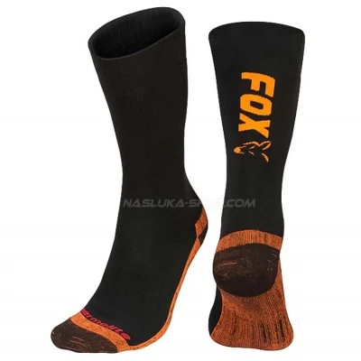 Термочорапи Fox Thermolite Long Socks - Black-Orange