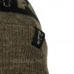 Топла зимна шапка Fox Collection Bobble Hat - Green/Black