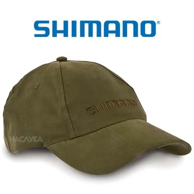 Шапка с козирка Shimano Olive Green