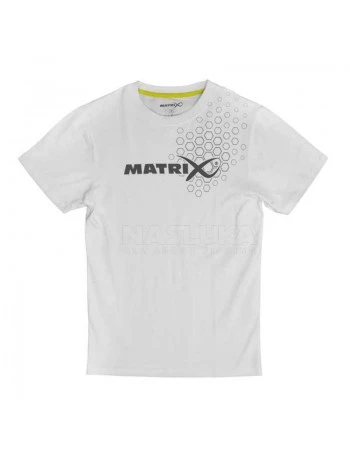 Тениска Matrix Hex Print T-Shirt White