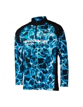 Блуза с UV защита SG Marine UV Long Sleeve Tee - Sea Blue