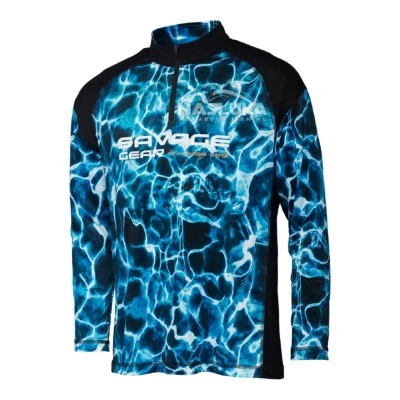 Блуза с UV защита SG Marine UV Long Sleeve Tee - Sea Blue