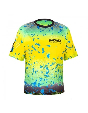 Тениска с къс ръкав НАСЛУКА Green/Yellow