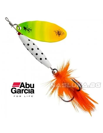 Въртяща блесна Abu Garcia Reflex White - Firetiger
