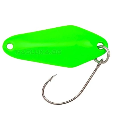 Микроклатушка за пъстърва  Chisai 2.2г - Fluo Green-Gold