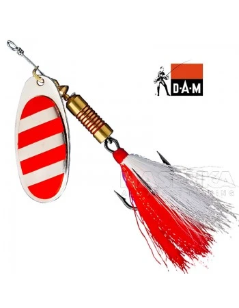 Въртяща блесна DAM FZ Dressed Spinner - Stripe