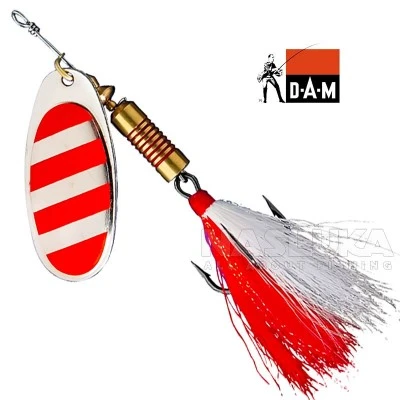 Въртяща блесна DAM FZ Dressed Spinner - Stripe