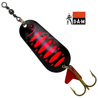 DAM FZ Standard Spoon - Fluo Red/Black UV Клатушка DAM FZ Standard Spoon - Fluo Red/Black UV