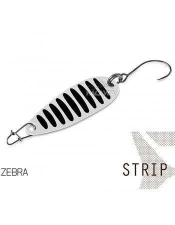Блесна клатушка за пъстърва Delphin Strip - Zebra