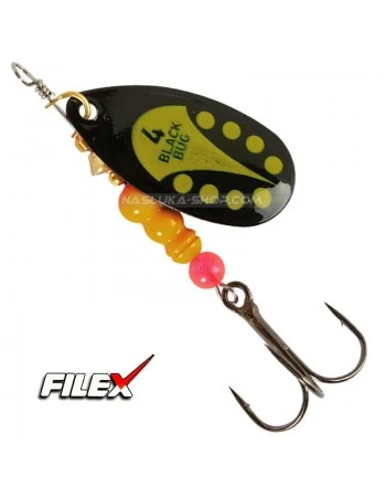 Въртяща блесна Filex Black Bug