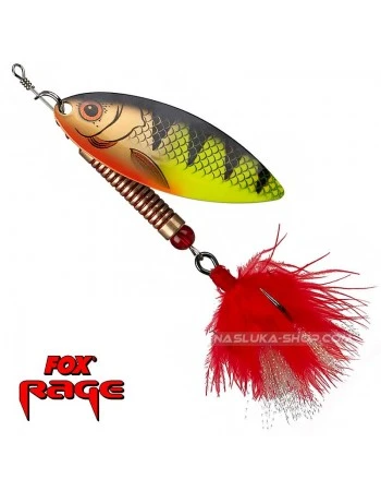 Въртяща блесна FOX Rage Leaf UV Spinners - Perch