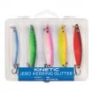 Комплект от 5 бр. клатушки Kinetic Jebo Herring Glitter - 18г