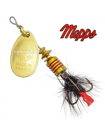 Въртяща блесна Mepps Aglia Mouche - OR BL