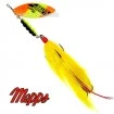 Въртяща блесна за щука Mepps Giant Killer Bucktail - Fluo