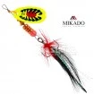 Mikado Blaster with Tassel Silver, цвят 28 Въртяща блесна Mikado Blaster with Tassel Silver, цвят 28