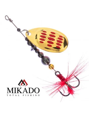 Въртяща блесна Mikado Hypnotic - Golden Red