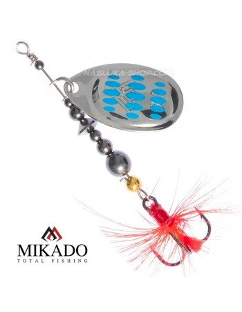 Въртяща блесна Mikado Hypnotic - Silver Blue