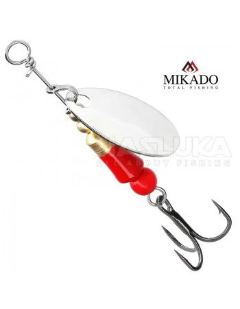 Микро въртяща блесна за кефал, пъстърва и костур Mikado M-Craft Micro Spinner, S