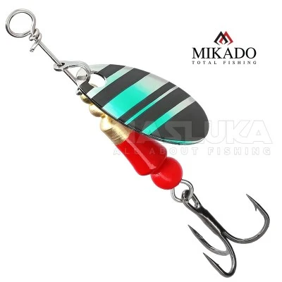 Микро въртяща блесна за кефал, пъстърва и костур Mikado M-Craft Micro Spinner, SGP